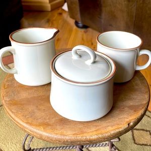 Vintage 4-piece Kanney Stoneware‎ Japan